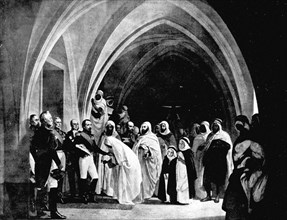 Tissier, Napoleon III returns his freedom in Abd-el-Kader, October 16, 1852