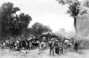 1871.  After the Commune.  The commuters return in Paris.