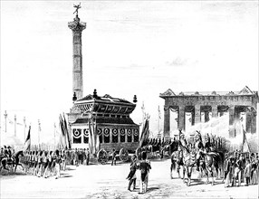 Funérailles des victimes de Juillet. 1830