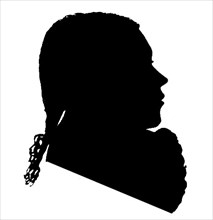 Silhouette of Beethoven at 16