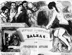Frontispice des œuvres de Balzac