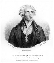 Joseph de Maistre. Homme politique, écrivain et philosophe.