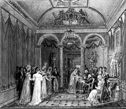 Louis XVIII and his Court