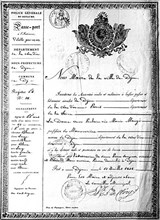 Passport issued by the city of Dijon