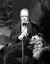 Walter Scoot (1771-1832). Poète et romancier anglais.