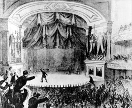 Etats-Unis. 14 avril 1865. Assassinat de Lincoln.