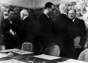Conseil des Ministres à Vichy. Juillet 1941