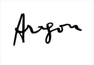 Signature d'Aragon