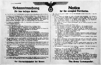 Leaflet for the English.  The Germans want to invade England.