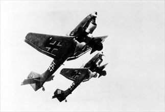 August 10, 1940.  Flight of Stukas.