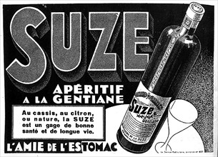 Advertisement for Suze