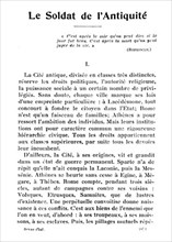 Charles de Gaulle. Première page d'un article, 1933