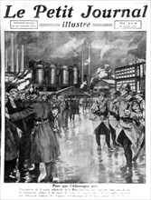 1923. The French occupation of the Ruhr. "Le Petit Journal Illustré".