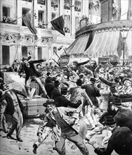 La grève des 24 heures. 1908