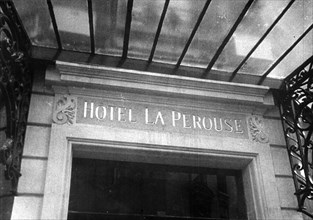 Hôtel La Pérouse. Paris. QG du général de Gaulle.