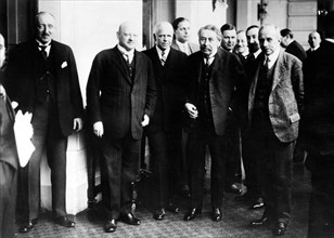 Switzerland.  December 12, 1928.  The Council of the S.D.N. in Lugano.