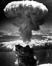 1945.  Japan.  Explosion of the atomic bomb on Nagasaki.