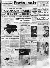 Une de Paris-Soir (17 février 1938).