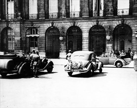 Second World War.  Paris.  Gestapo settles with the Ritz Hotel.