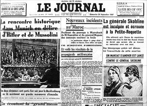 Headline from "Le Journal"