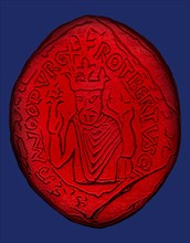 Seal of Robert II, king of France (996-1031)