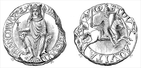 Sceau de Louis VII (1137-1180)