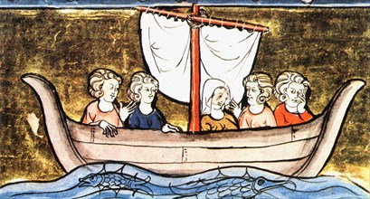 Manuscrit enluminé, Croisade des pauvres gens (XIIIe)