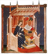 Charles V in his library (1364-1380)