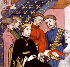 Charles VI and his court