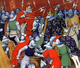 Jean II le Bon est fait prisonnier par les Anglais à Poitiers , 1356