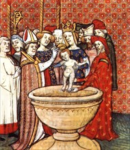Baptism of the Dauphin, future Charles VII
