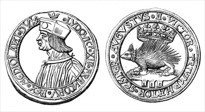 Louis XII and his emblem, the hedgehog