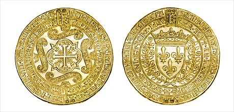 Médaille en or de 1451, commémorative de l'expulsion des Anglais