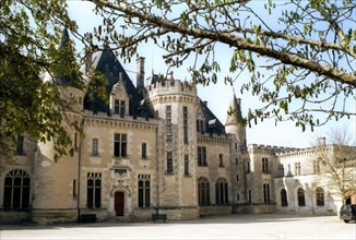 Château de Michel de Montaigne - Bâtiments reconstruits au XVIIIe -