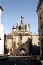 Bordeaux. The Cailhau gate, erected in 1493-1496 in praise of King of France, Charles VIII