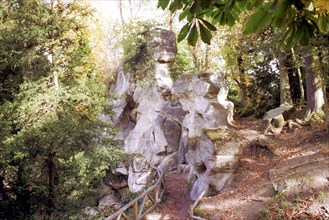 Versailles, le Rocher de l'Escargot au Belvédère du Trianon