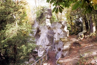 Versailles, the "Snail Rock" at the Belvedere pavilion