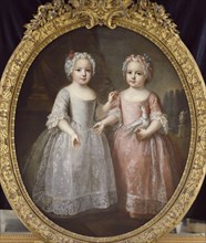 Gobert, Louis Elisabeth de France et de sa soeur jumelle Henriette de France