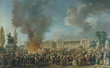Demachy, Fête de l'Unité place de la Révolution, le 10 août 1793
