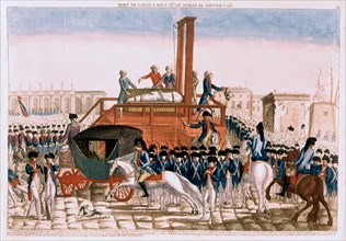 Exécution de Louis XVI. 21 janvier 1793.