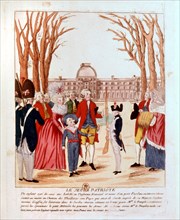 La famille royale aux Tuileries : Début de la Révolution