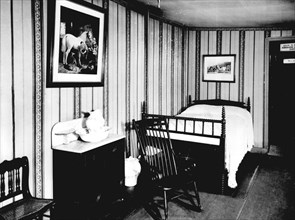 La chambre où est mort Lincoln (1809-1865)