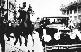 Assassination of king Alexander of Yugoslavia in Marseilles, 1934