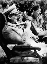 Hermann Göring after his surrender to the U.S. Army.