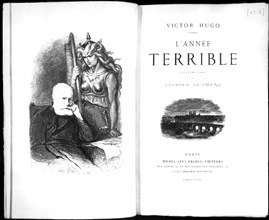1873 Edition  of "L'année terrible" by Victor Hugo.