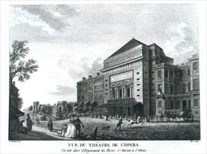 Vue du théâtre de l'Opéra