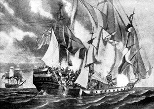 Bataille franco-britannique en mer