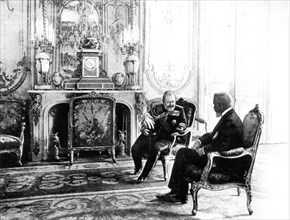 Edouard VII rend une visite officielle à Emile Loubet