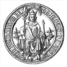 Drawing of Charles VI.