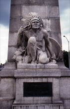 Monument dedicated to the colonisation of Samuel Champlain.